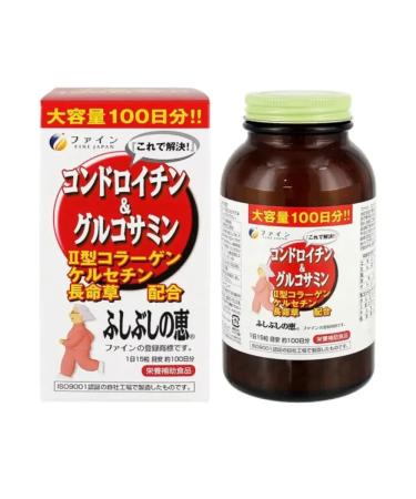Fine Lab Chondroitin and glucosamine with a collagen of 1 500 tablets - Buy Online on GoSupps.com