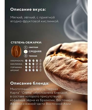 Black Card Ground coffee Crema 200 g - Buy Online on GoSupps.com