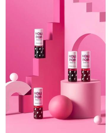 Holika Holika Persistent Korean tint for lips shade 01 scarlet Holi Pop 9 ml - Buy Online on GoSupps.com