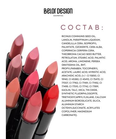 BELOR DESIGN Moisturizing lipstick for lips tone 138 satin - Buy Online on GoSupps.com