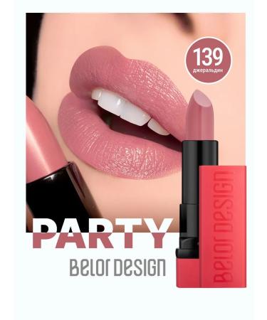 BELOR DESIGN Moisturizing lipstick tone 139 satin