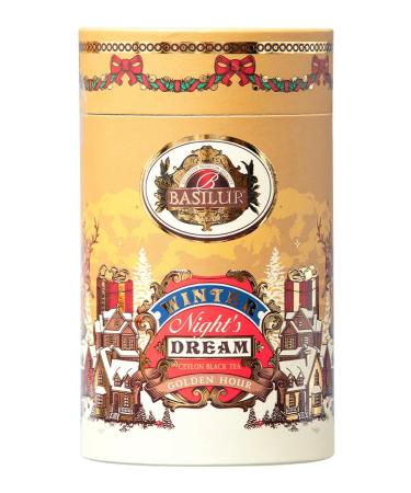 Basilur Gift sleep on the winter night golden hour