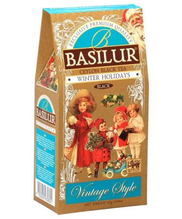 Basilur Tea vintage winter holidays