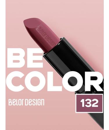 BELOR DESIGN Moisturizing lipstick for lips tone 132 satin - Buy Online on GoSupps.com