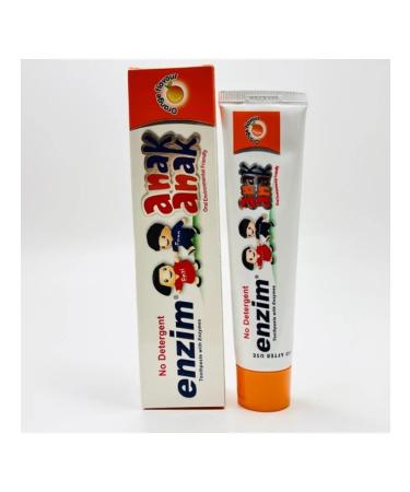 ENZYME Children's toothpaste with an orange orange orange flavour - Buy Online on GoSupps.com