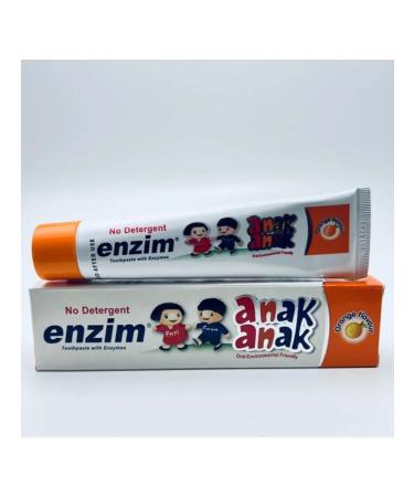 ENZYME Children's toothpaste with an orange orange orange flavour - Buy Online on GoSupps.com