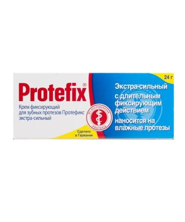 Protefix for dentures Extra-horsepower fixing cream for dental prostheses 24 g
