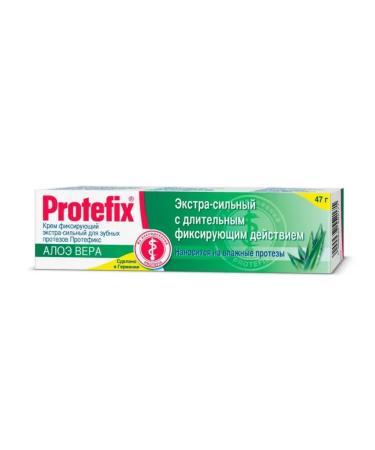 Protefix for dentures Fixing cream Extra-horsepower aloe vera 47 gr