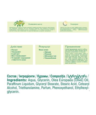 Nevskaya Cosmetics Hand cream "Olive-glycerin" a set of 3pcs 50ml - Buy Online on GoSupps.com