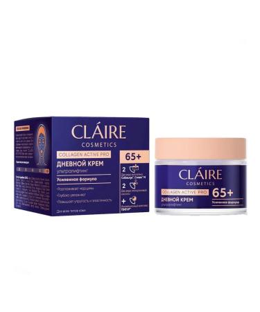Claire Cosmetics Facial cream anti -aging day 65+ Collagen Active Pro - Buy Online on GoSupps.com