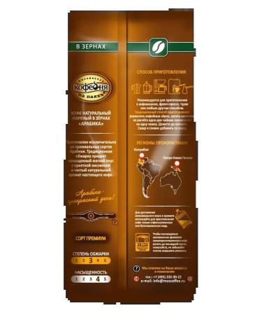 Moscow Coffee Shop on Shares Arabica coffee 100% 1 kg - Buy Online on GoSupps.com