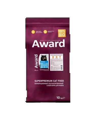 AWARD Sterilized food for sterilized cats white fish 10kg