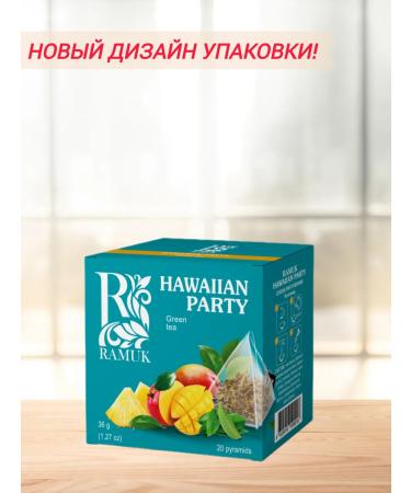 RAMUK Green tea with mangoes in pyramids - Buy Online on GoSupps.com