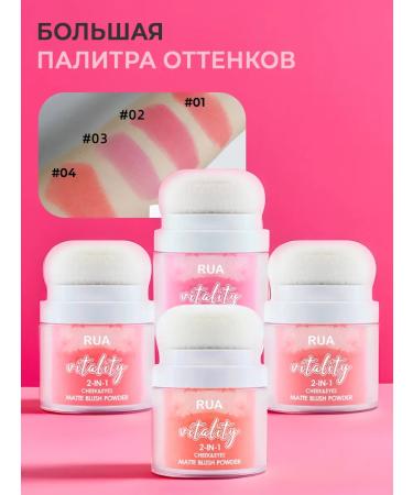 Face blush dry with a sponge - Buy Online on GoSupps.com