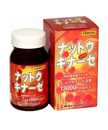Minami Healthy Foods Nattokinaz with omega 3 for the heart and blood vessels
