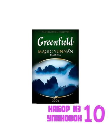 Greenfield Black Black Leaf Magic Yunnan 200 g (10 pcs) 6007934