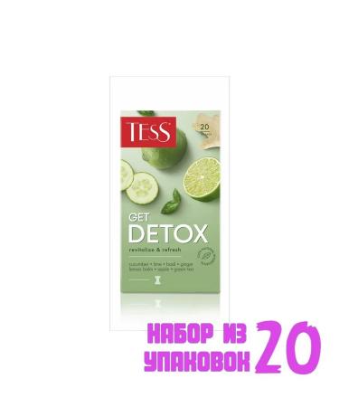 TESS Tea drink in Detox bags 20 pack. (20 pcs) 6016691