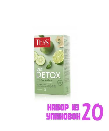 TESS Tea drink in Detox bags 20 pack. (20 pcs) 6016691 - Buy Online on GoSupps.com
