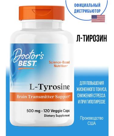 Doctor's Best L Tyrosine L Tyrosin Doctor Best 500 mg