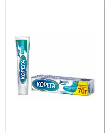 Korega Extra strong cream for fixing dentures mint 70g
