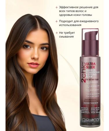 GIOVANNI Hair serum indelible with keratin 118 ml - Buy Online on GoSupps.com