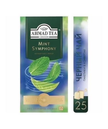 Ahmad Tea Tea black ahmad mint symphony 25 packs 6 pieces - Buy Online on GoSupps.com