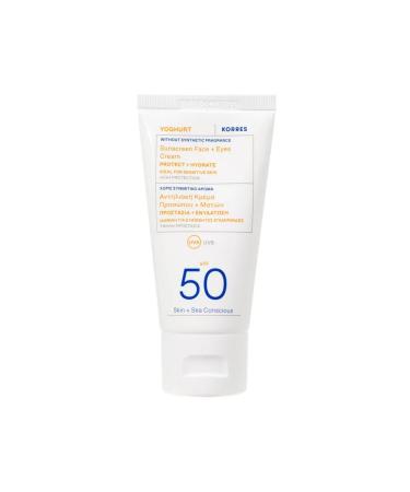 Korres SUN -faceting face cream SPF 50 with panthenol - Buy Online on GoSupps.com