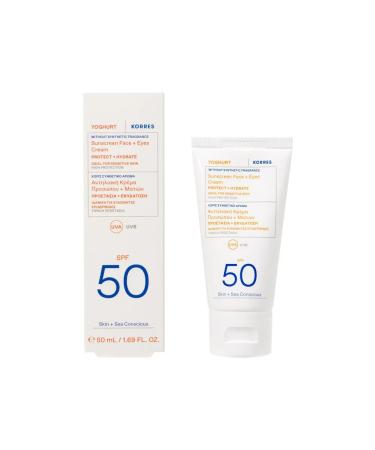Korres SUN -faceting face cream SPF 50 with panthenol - Buy Online on GoSupps.com