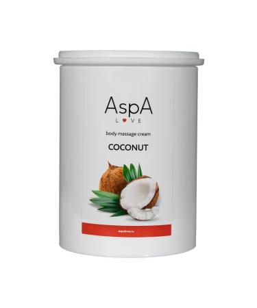 AspA Love Massage body cream coconut 1000g - Buy Online on GoSupps.com