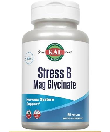 Lake Avenue Nutrition Stress B Mag Glycinate - Buy Online on GoSupps.com