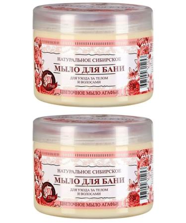 Grandma Agafia's Recipes Soap bath flower agafia for hair and body 500 ml 2 pcs - Buy Online on GoSupps.com