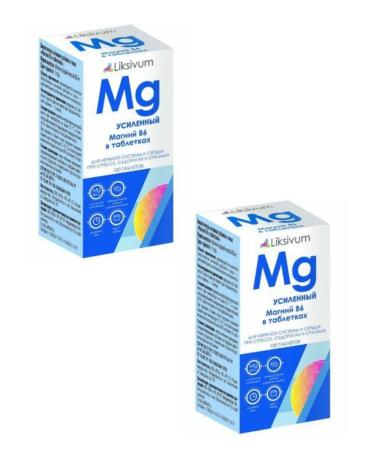Liksivum Magnesium B6 TAB 100 pcs 2Up