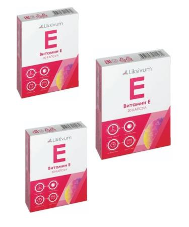 Liksivum Vitamin E caps. 20 pcs 3UP