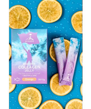 ALMADO Sea collagen in jelly for joints with vitamin C - Buy Online on GoSupps.com