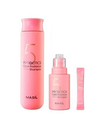 MASIL Shampoo with probiotics for dyed hair 50 ml+50 ml - Buy Online on GoSupps.com