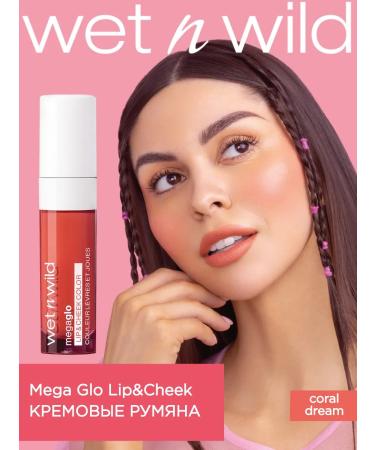 Wet n Wild Face blush cream cream MEGA GLO tone Coral Dream