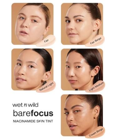 Wet n Wild NATURAL LIGHT tonal cream with niacinamide - Buy Online on GoSupps.com