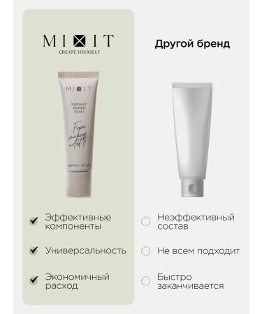 MIXIT Base for facial makeup with SPF 25 Make Up - Buy Online on GoSupps.com