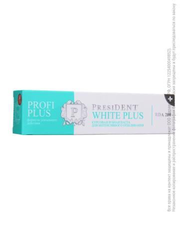 PRESIDENT Bitter toothpaste Profi White Plus 200 RDA - 30ml - Buy Online on GoSupps.com