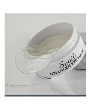 Eye patches with mucin Snails hydrogel with collagen - Buy Online on GoSupps.com