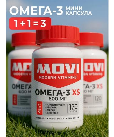 MOVI Omega 3 in mini capsule set of three