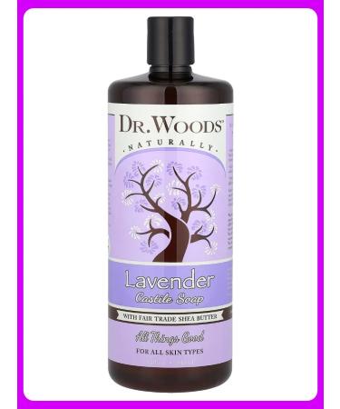 Dr Woods Castilian soap lavender and oil 946 ml