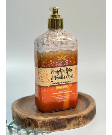 HEMPZ Pumpkin Spice & Vanilla Chai Milk for Body 500ml