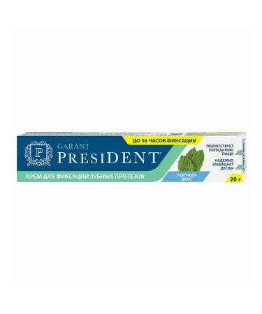 President Cream for fixing dentures with mint taste 20 ml 2 pcs