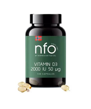 NFO Vitamin D3 2000 IU 100 pcs capsule weighing 250 mg 2 pcs