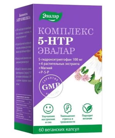 Evalar 5-hydroxitriptophan (5-HTP) complex 60 pcs of capsule capsules at 0.4 g