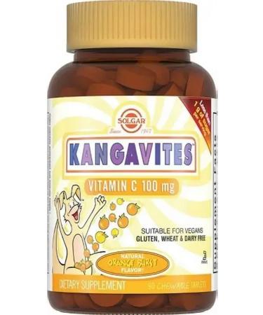 SOLGAR Kangavitest with vitamin C for children 90 tablets 2 pcs