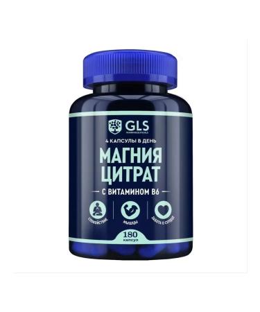 GLS Magnesium citrate with vitamin in 6 180 pcs of capsule weighing 500 mg