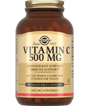 SOLGAR Vitamin C 500 mg 100 pcs capsule weighing 741 mg 2 pcs