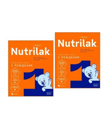 Nutrilak Dry Milk Adapted 300 Gp 2 pcs